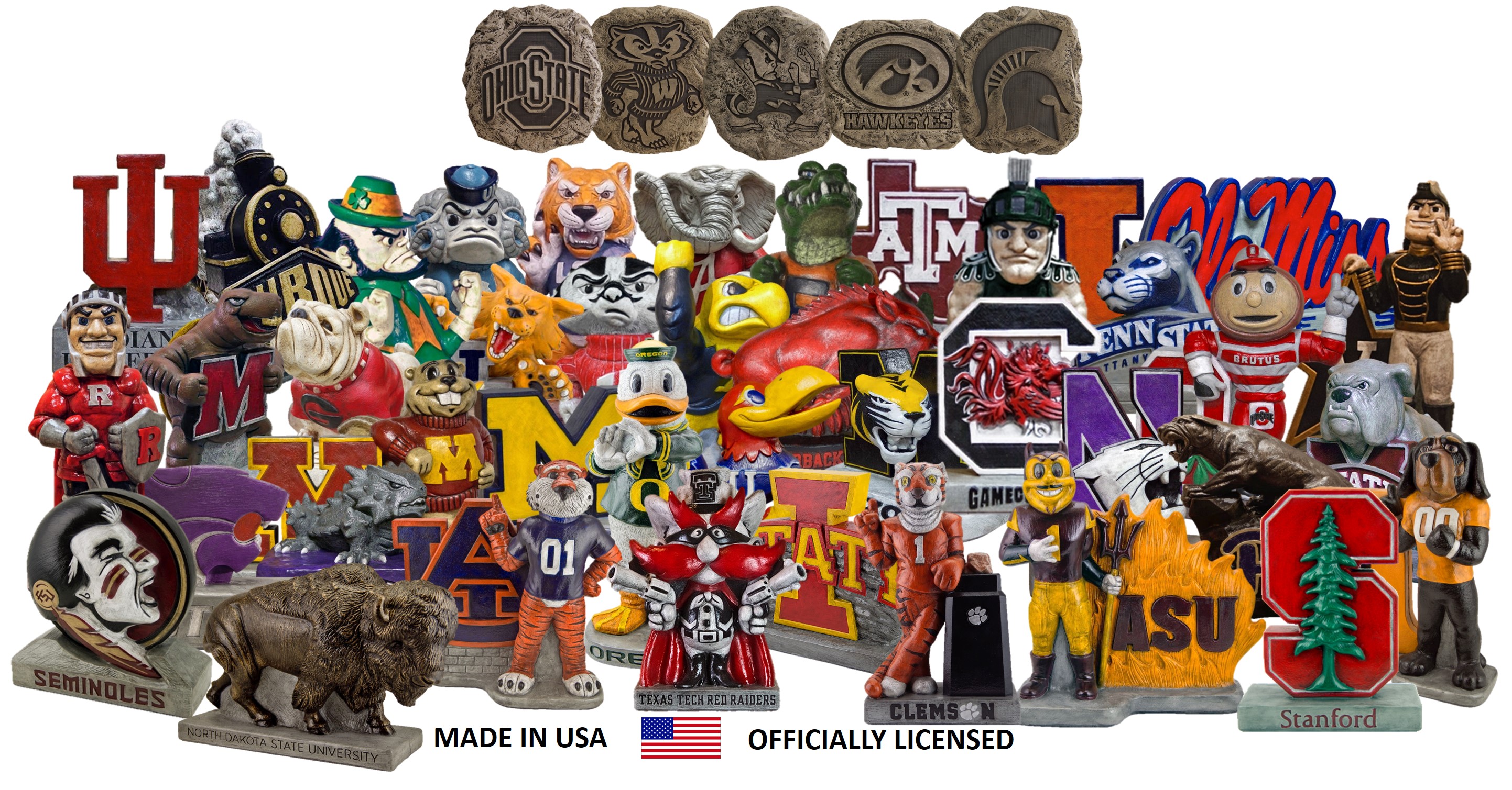 Stone Mascots: Official Licensed NCAA Mascot Statues