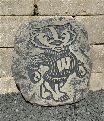 Wisconsin Bucky Badger Stepping Stone