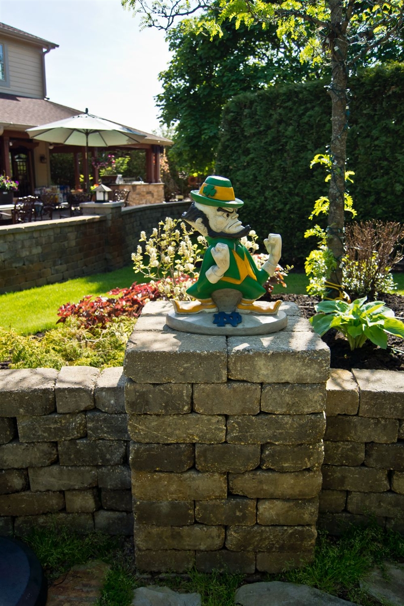 University of Notre Dame Leprechaun statue